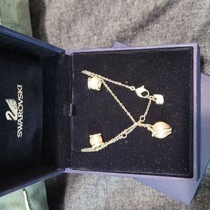SOLD Swarovski pearl set
